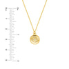 Small Star Medallion Necklace with Diamond