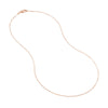 0.55mm Box Chain with Lobster Lock and Quality Tag