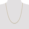 14K 1.4mm D/C Open Franco Chain