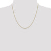 14K 1mm D/C Open Long Link Cable Chain