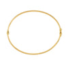 Diamond-Cut Tube Hinged Bangle