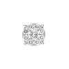 1.0tcw Diamond Cluster Stud Earrings