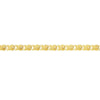 3.0mm Mirror Heart Chain Anklet