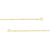 2.5mm Open Paper Clip Split Chain