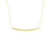 Thin Curved Bar Adjustable Necklace