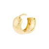 Textured Wide Hoop Earrings