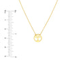 So You Cutout Tree of Life Disc Adj Necklace