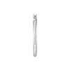 2mm x 25mm Diamond-Cut Hoop Earrings