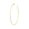 75mm x 1.15mm Hoop Post Earrings