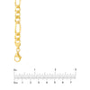 8.4mm Figaro Chain with Pear Shape Lock