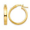 14K Polished Earrings
