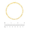 3.9mm Light Concave Figaro Chain with Lobster Lock