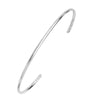 Cuff Bangle with 1/20tcw Diamond Ends