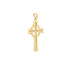 Hammered Celtic Cross Pendant