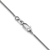 10K White Gold 1mm Spiga Chain