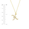 Diamond Gothic 'X' Necklace