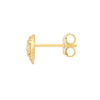 Heart Pattern Stud Earrings