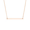 Thin Bar Adjustable Necklace