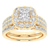 14K 2.00Ct Lab Grown Diamond Bridal Set