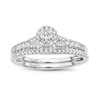 14K WG 0.50CT Fancy Cut Bridal