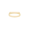 Slim Engravable Signet Ring