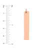 Long Vertical Bar Engravable Charm