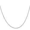 14K White Gold .8mm Sparkle Singapore Chain