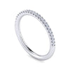 14K White Gold Matching Wedding Band