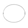 Diamond-Cut Tube Hinged Bangle
