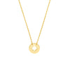 So You Cutout Star Mini Disc Adjustable Necklace