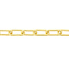6mm Paper Clip Chain Bracelet with Lobster Lock