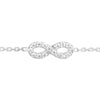 Mini CZ Infinity Adjustable Bracelet