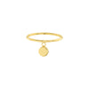 Dangle Disc Wire Ring