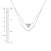 Sterling Silver CZ Stability and Balance Necklace