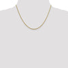 14K 1.4mm D/C Open Franco Chain