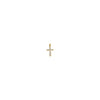 Two-tone Framed Vine Cross Pendant