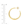Fitted D/C Pattern Round Open Hoops