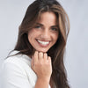 Open Diamond Circle Ring