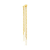 Mixed Tassel Front &amp; Back Earrings