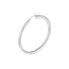 Sterling Silver 3mm x 45mm Polished Hoop Earrings
