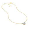 Diamond Pave Heart Necklace (1-1/5tcw)