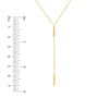 Double Mini Bar Lariat Necklace
