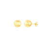 8mm Polished Ball Stud Earrings