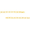 5.25mm Paper Clip Chain with Lobster Lock