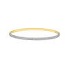 1-7/8tcw Diamond Half Pave Bangle