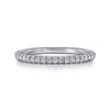 14K White Gold Diamond Matching Wedding Band