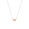 Plated Sterling Silver Mini Butterfly Necklace