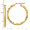 14K Polished Hoop Earrings