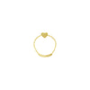 Mini Heart Ring on Chain with Sizing Bar