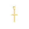 Reversible D/C and Polished Cross Pendant